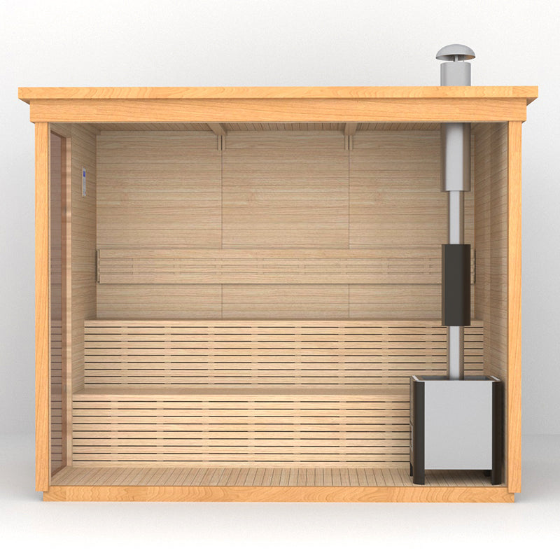 SAUNA EVOLUTION® Square Sauna Minimalist Refresh 2