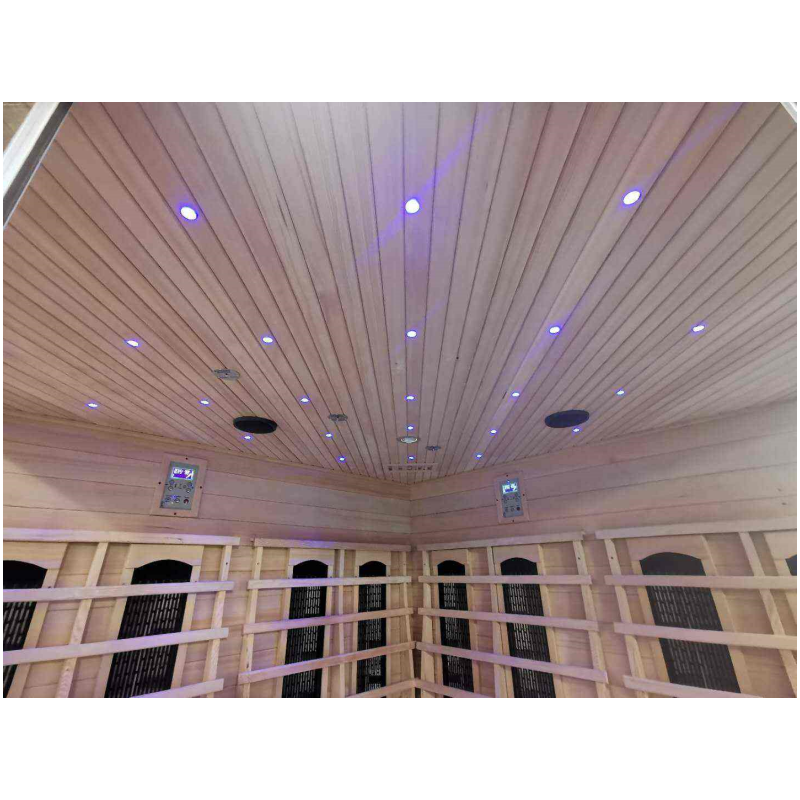 SAUNA EVOLUTIONĀ® 5-6 People Traditional Steam And Far Infrared Sauna Room Luxury 4