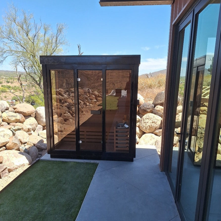 SAUNA EVOLUTION® Square Sauna Minimalist Refresh 2