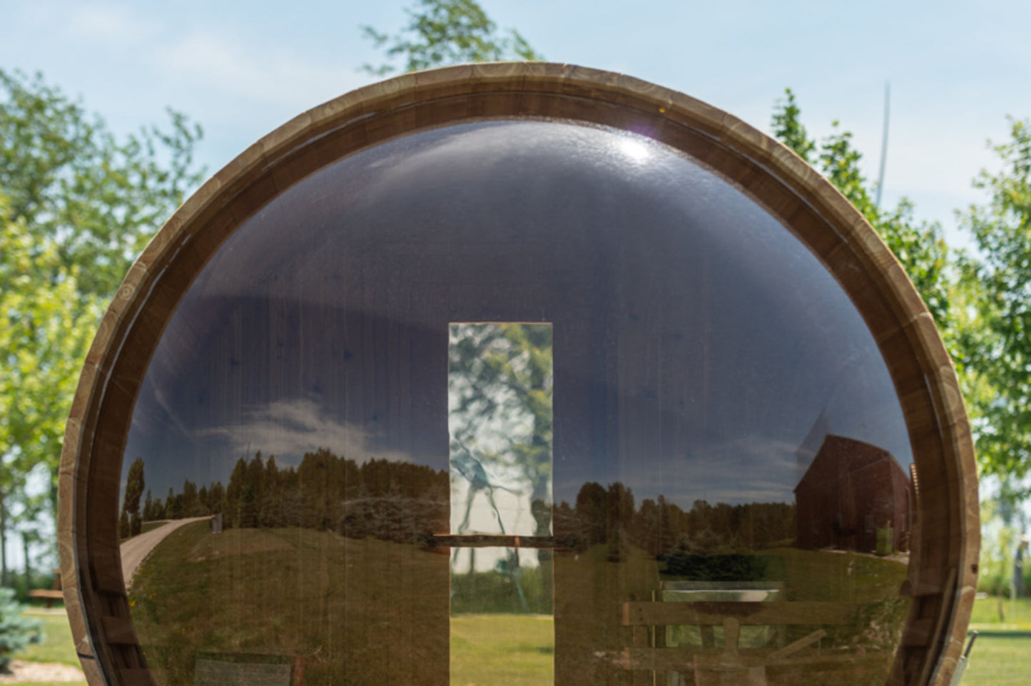 SAUNA EVOLUTION® Barrel Sauna Serenity Nature Air 4