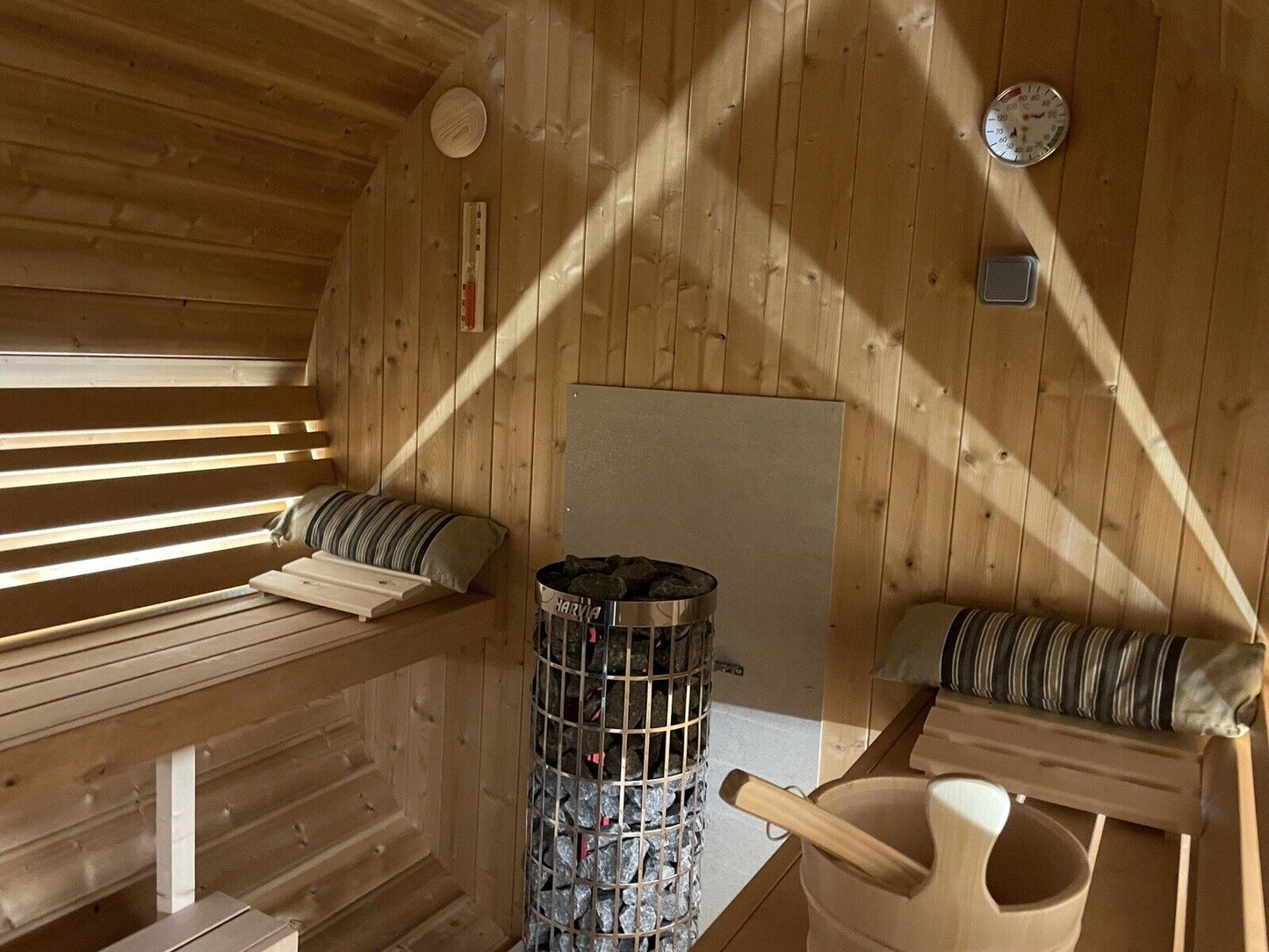 SAUNA EVOLUTION® Barrel Sauna Serenity Nature Air 7