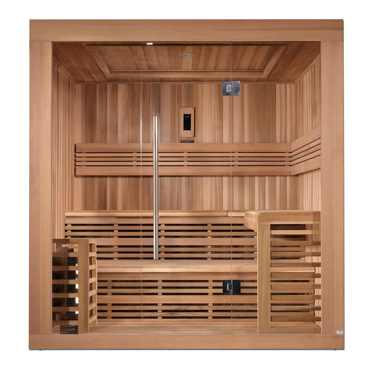 SAUNA EVOLUTION® 3 PERSON TRADITIONAL STEAM SAUNA MODERN RELAX 2