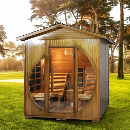 SAUNA EVOLUTION® Far Infrared Outdoor Harmony Sauna Room