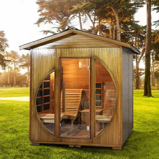 SAUNA EVOLUTION® Far Infrared Outdoor Harmony Sauna Room