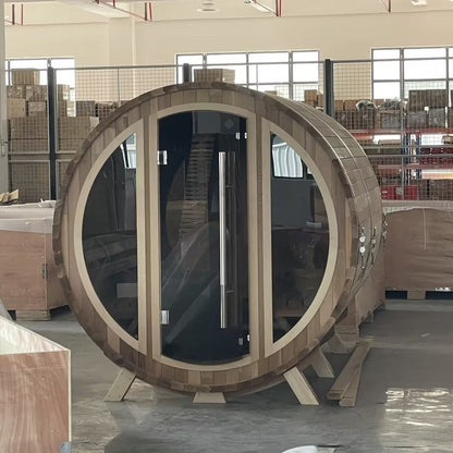 SAUNA EVOLUTION® Barrel Sauna Serenity Nature Air 9