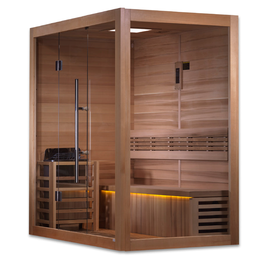SAUNA EVOLUTION® 3 Person Traditional Steam Sauna Modern Relax 5