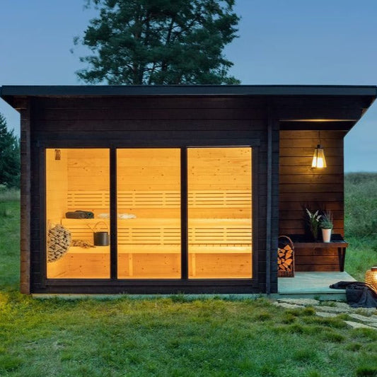 SAUNA EVOLUTION® Large Cabin Sauna Eco Oasis 3