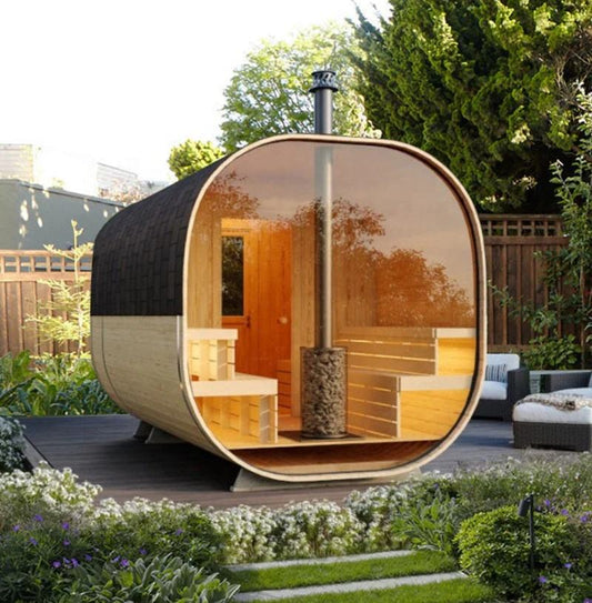SAUNA EVOLUTION® Barrel Sauna Serenity Nature Air 6